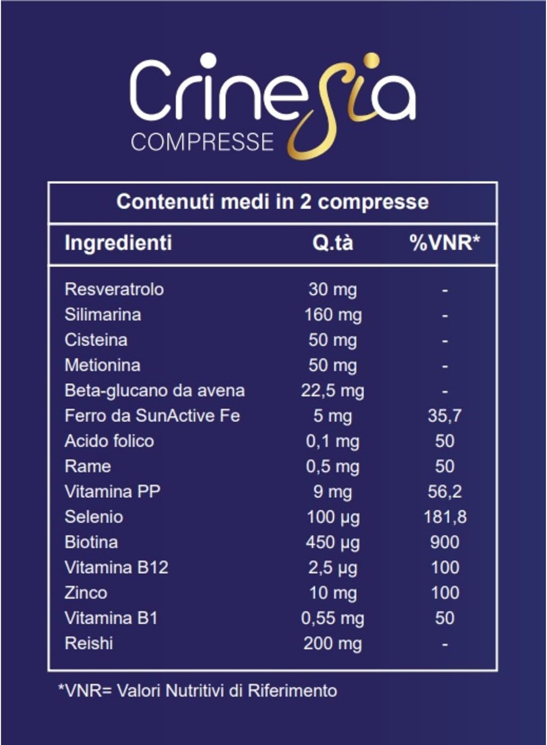 Krinesia – 60 compresse – integratore per Pelle, Unghie e Capelli